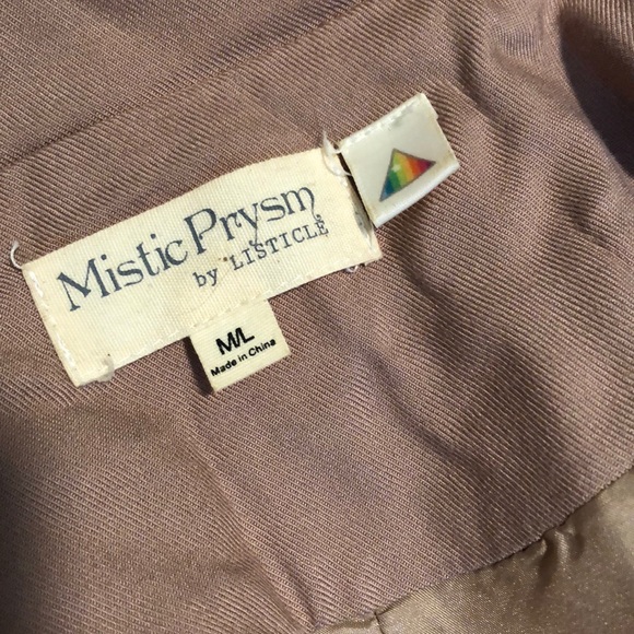 Tan Utility Vest / Open Tunic - Picture 7 of 8